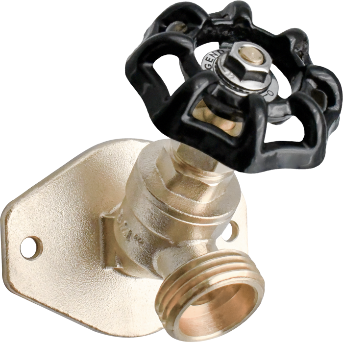 Legend Valves 107-180PNL 3/4" No Lead Forged Brass Sillcock with Extra-Wide Diamond-Shaped Sill Flange
