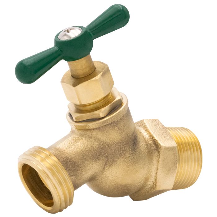 Legend Valves 107-268NL 3/4" No Lead Brass Heavy-Pattern No-Kink Hose Bibb
