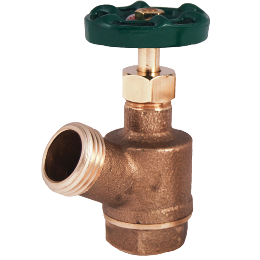 Legend Valves 107-246NL 3/4" No Lead Cast Brass Inverted Bent-Nose Garden Valve