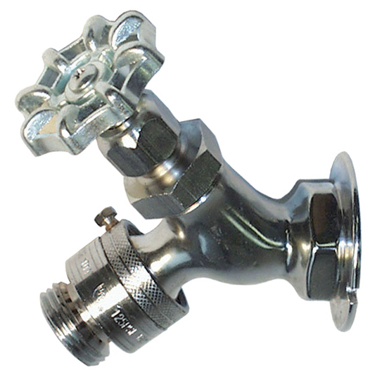 Legend Valves 107-414 3/4" Chrome-Plated Brass Commercial Sillcock with Vacuum Breaker