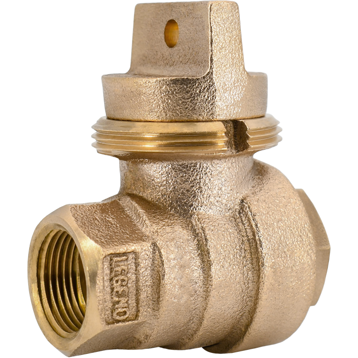 Legend Valves 314-304NL 3/4" No Lead Cast Bronze Water Service FNPT Minneapolis Pattern Curb Stop Valve