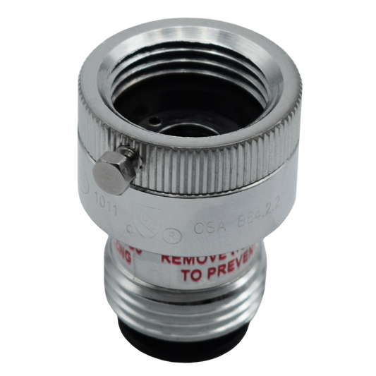 Legend Valves 107-199 3/4" Chrome-Plated Forged Brass Self-Draining Vacuum Breaker