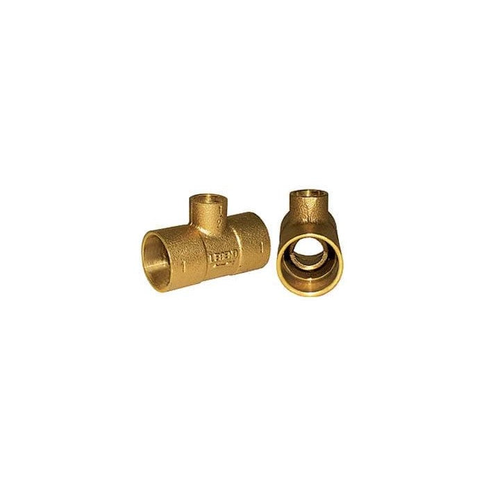 Legend Valves 302-214 1" x 1" x 1/2" Cast Brass Venturi Tee