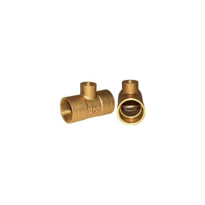 Legend Valves 302-205NL 1" x 1" x 3/4" No Lead Cast Brass Monoflow Tee