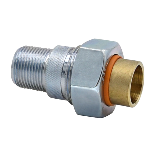 Legend Valves 301-203NL 1/2" No Lead Brass x Galvanized Steel Dielectric Union
