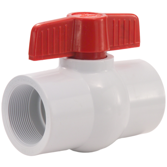 Legend Valves 201-444 3/4" NSF Listed PVC Compact-Pattern Ball Valve with Tee Handle