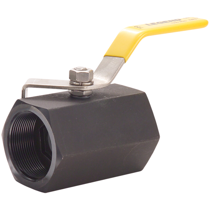 Legend Valves 113-208 2" Carbon Steel One-Piece Conventional Port Ball Valve