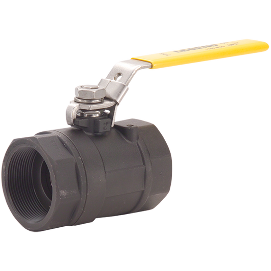 Legend Valves 113-211 1/4" Carbon Steel Two-Piece Large Port Ball Valve