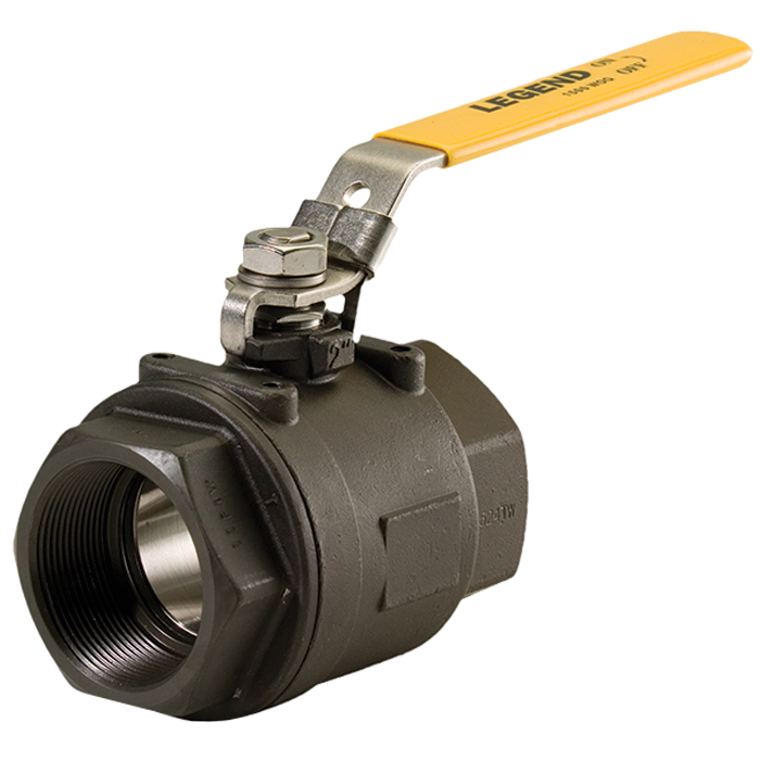 Legend Valves 113-227 1-1/2" Carbon Steel Two-Piece Full Port Ball Valve