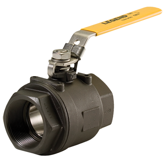 Legend Valves 113-222 3/8" Carbon Steel Two-Piece Full Port Ball Valve