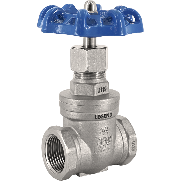 Legend Valves 113-406 1-1/4" 316 Stainless Steel Gate Valve