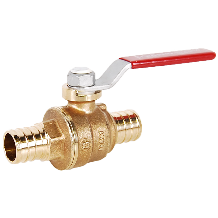 Legend Valves 101-587NL 1" No Lead Forged Brass Crimp/Cinch PEX Ball Valve