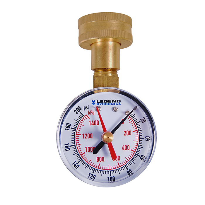 Legend Valves 800-660 3/4" Water Pressure Test Gauge