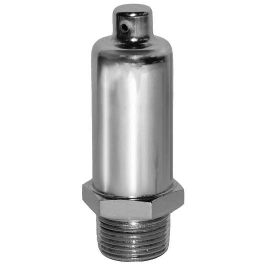 Legend Valves 110-324 3/4" T-95 Straight Economy Air Vent, Chrome Plated, MNPT / FNPT