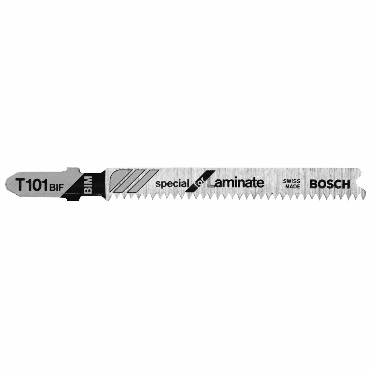 Bosch T101BIF 3" 14Tpi Bim Scrolling Jigsaw Blade For Laminate Flooring (5Pk)