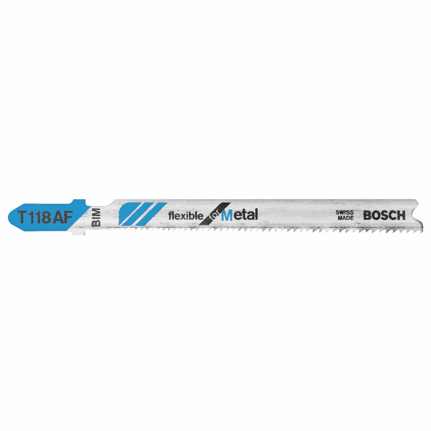 Bosch T118AF 3", 24Tpi, Bi-Metal Bosch Shank Jigsaw Blade (5 Pk)