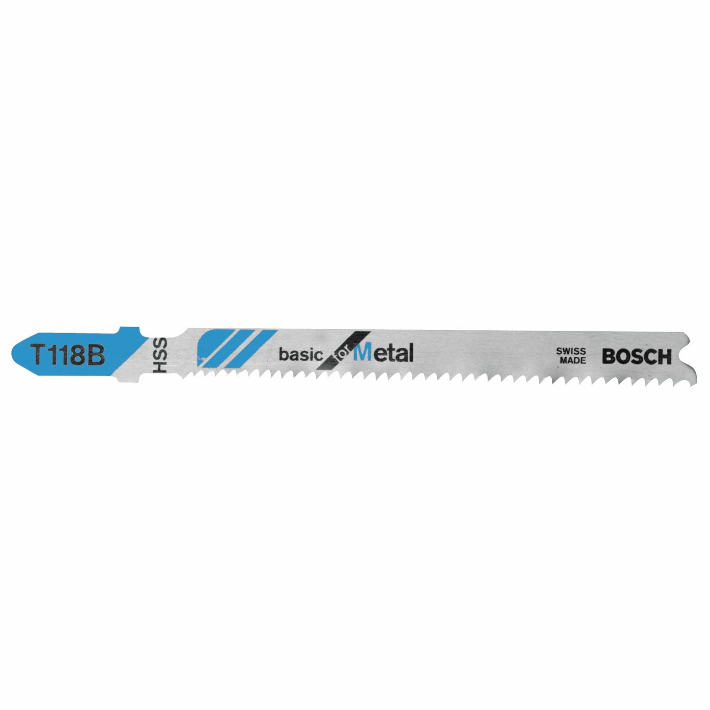 Bosch T118B 3", 14Tpi, Hss Bosch Shank Jigsaw Blade (5 Pk)