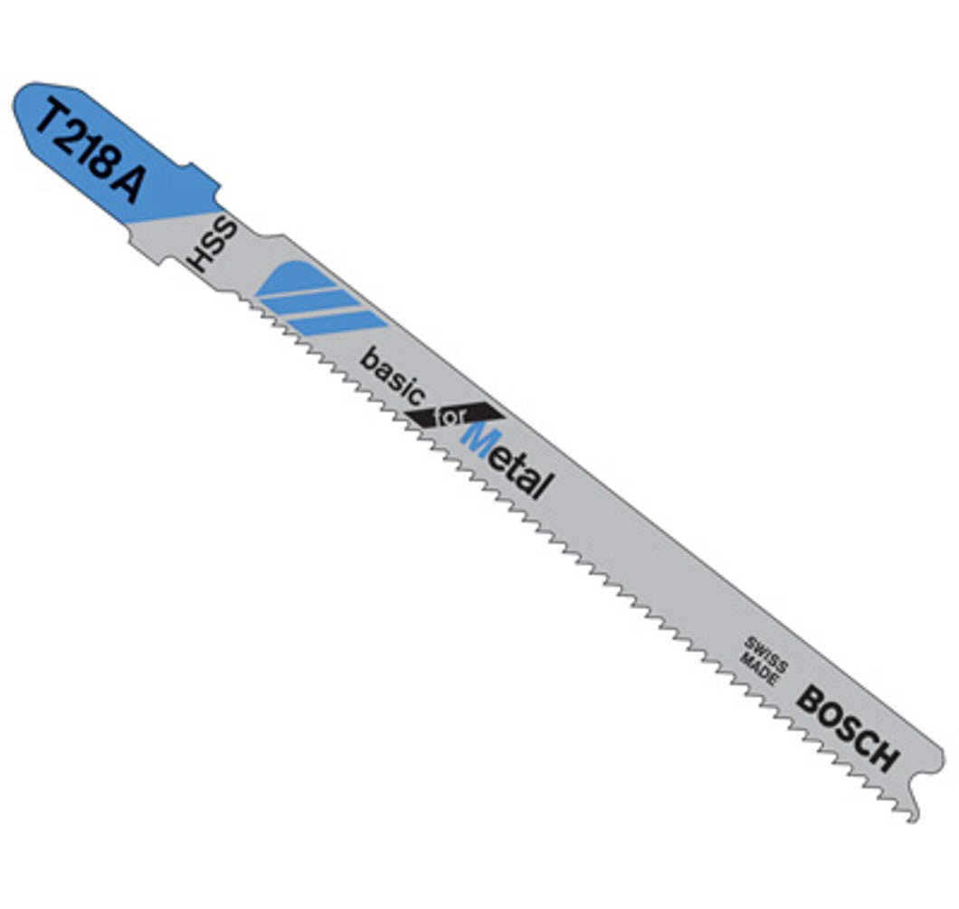 Bosch T218A 3", 24Tpi, Hss Bosch Shank Jigsaw Blade (5 Pk)