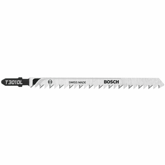 Bosch T301DL 5", 6Tpi, Hcs Bosch Shank Jigsaw Blade (5 Pk)