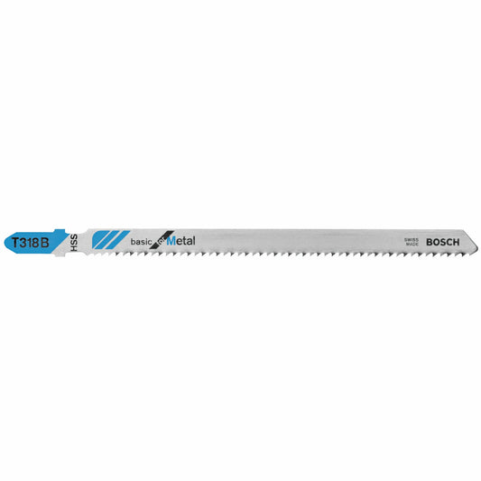 Bosch T318B 5-1/4", 14Tpi, Hss Bosch Shank Jigsaw Blade (5 Pk)