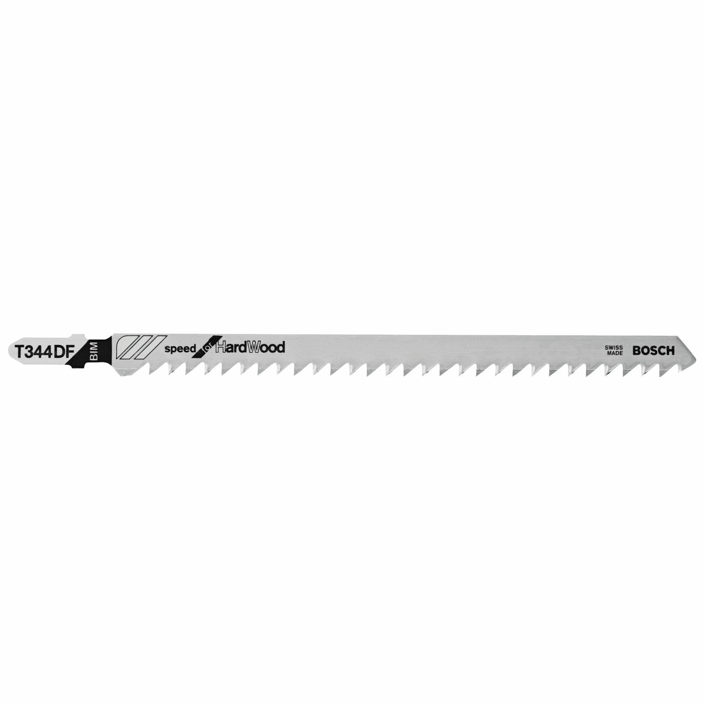 Bosch T344DF 6", 6Tpi, Bi-Metal Bosch Shank Jigsaw Blade (5 Pk)