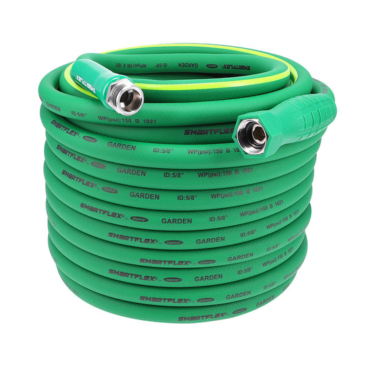 SmartFlex HSFG5100GR Garden Hose, 5/8" x 100', 3/4" - 11 1/2 GHT Fittings