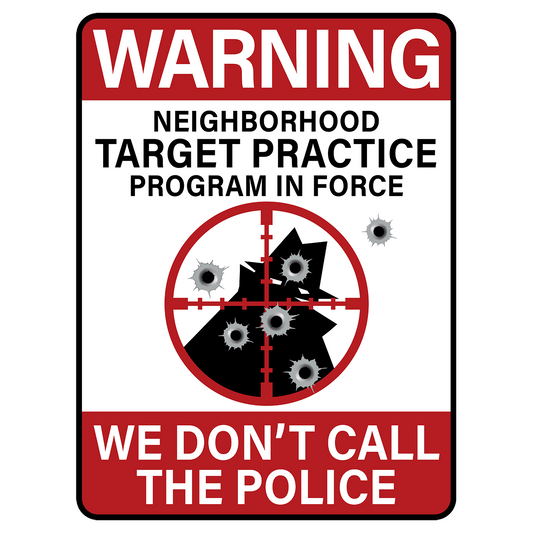 Paradise Clay IHS529 Target Practice - Vinyl Sticker (1 STICKER)