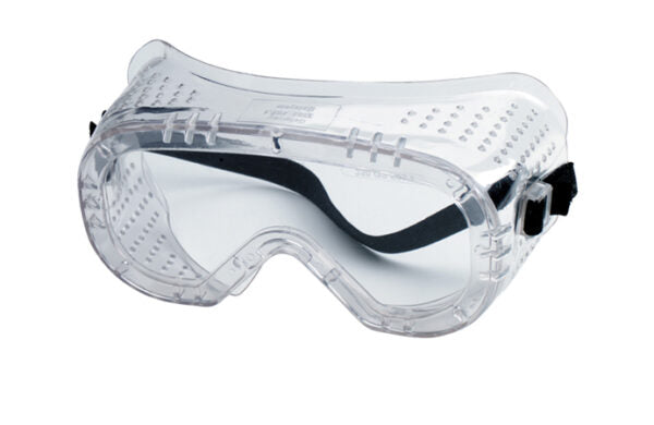 Gateway Safety 32021 Technician Impact Safety Goggles - Perforated Vent Anti-Fog Impact Eye Protection with Head Strap