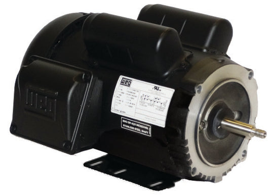 WEG 00218ES1B145TC-S 2HP,1800RPM,143/5TC Frame,TEFC-C-FACE-FOOT-MOUNT-1PH-RS (1 EA)