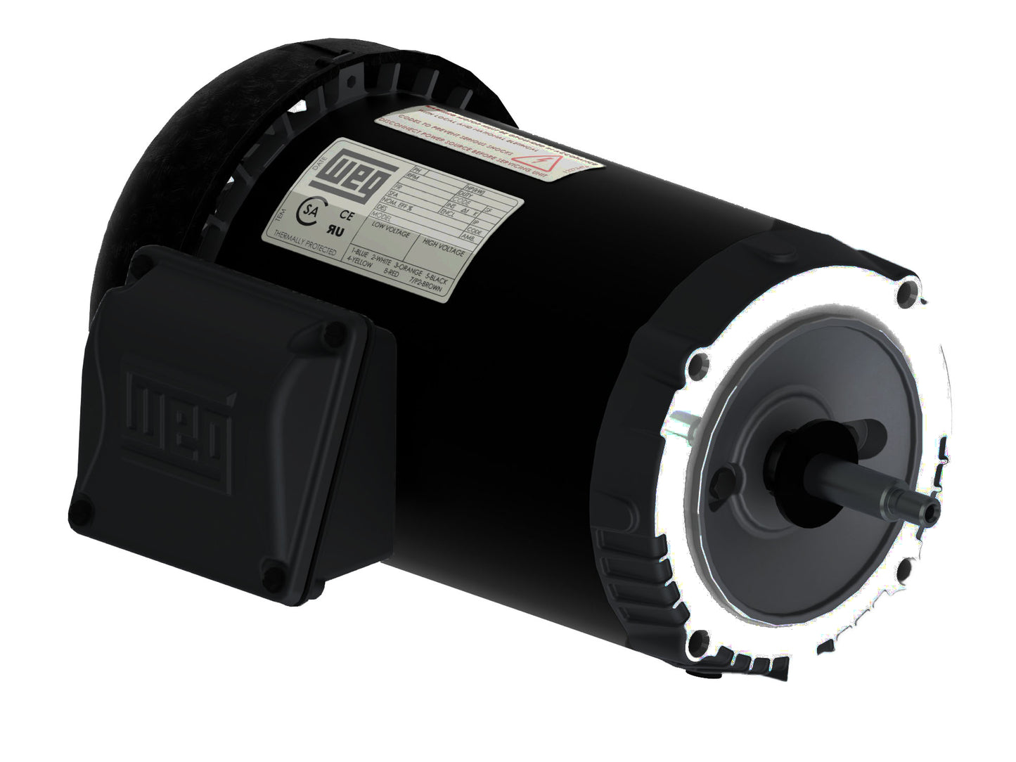 WEG 01018ET3ER215TC-S 10HP,1800RPM,213/5TC Frame,TEFC-C-Face-Footless (1 EA)