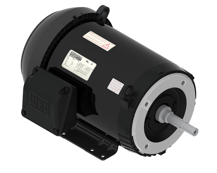 WEG 00118ET3E143JM-SG 1HP,1800RPM,143/5JM Frame,TEFC-JP-Three-Phase-Rolled-Steel-AEGIS (1 EA)