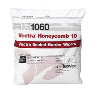SOS Cleanroom Texwipe TX1060 Vectra Honeycomb10 9" x 9" Polyester Cleanroom Wiper - Case