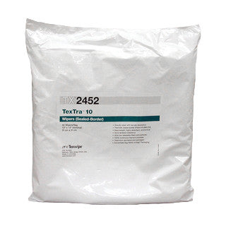 SOS Cleanroom Texwipe TX2452 TexTra10 12" X 12" Polyester High Absorbency Cleanroom Wiper - Case
