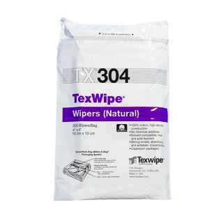 SOS Cleanroom Texwipe TX304 TexWipe 4" x 4" Cotton Cleanroom Wiper - Case