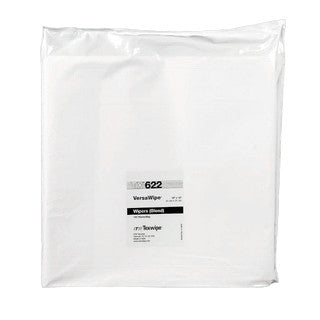 SOS Cleanroom Texwipe TX622 VersaWipe 12" x 12" Cellulose and Polyester Cleanroom Wiper - Bag