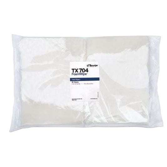 SOS Cleanroom Texwipe TX704 FoamWipe 6" x 9" x 1/8" Polyurethane Foam Cleanroom Wiper - Bag