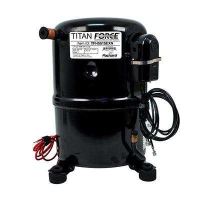 Packard TFH5515EXN Recip. A/C Compressor, R-22 Systems, 15,200 Btu, 208/230-1-60, Poe Oil