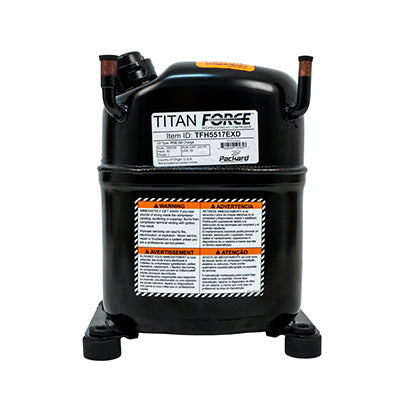 Packard TFH5517EXD Recip. A/C Compressor, R-22 Systems, 16,600 Btu, 208/230-1-60, Poe Oil