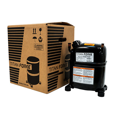 Packard TFH5517EXD Recip. A/C Compressor, R-22 Systems, 16,600 Btu, 208/230-1-60, Poe Oil