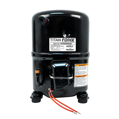 Packard TFH5558EXN Recip. A/C Compressor, R-22 Systems, 57,000 Btu, 208/230-1-60, Poe Oil