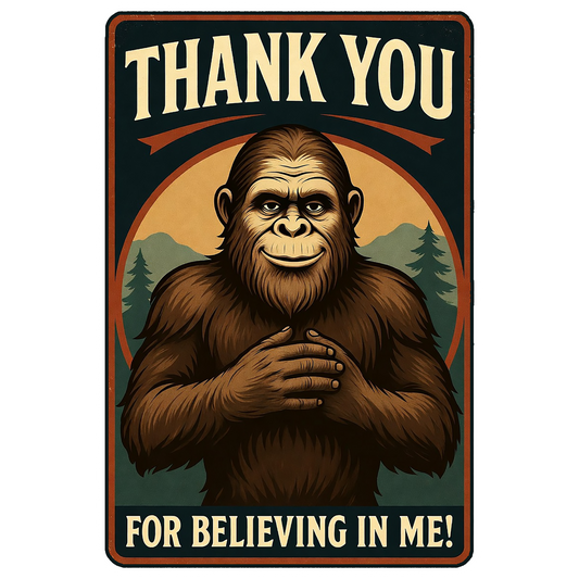 Paradise Clay IHS087 Thanks For Believing - Vinyl Sticker (1 STICKER)