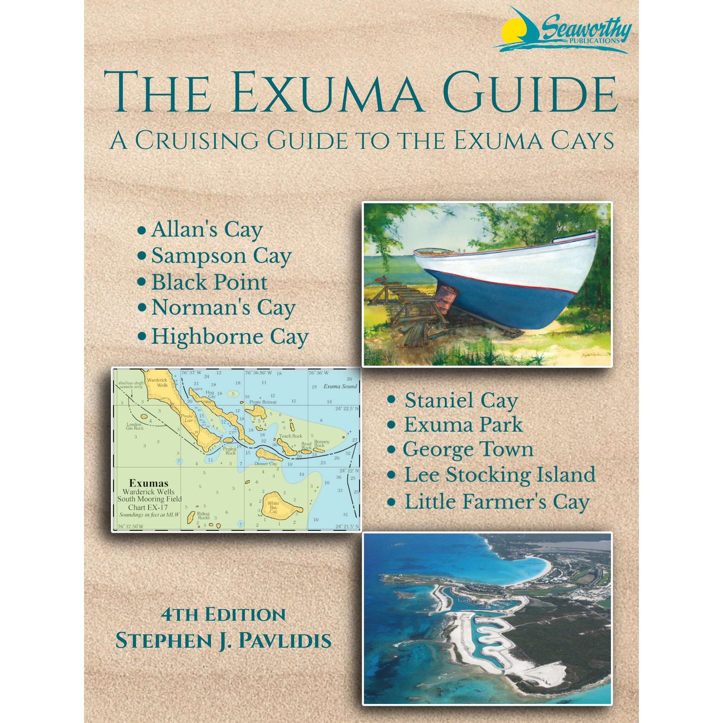 Paradise Clay SWP074 The Exuma Guide, A Cruising Guide to the Exuma Cays, 4th Edition - Book