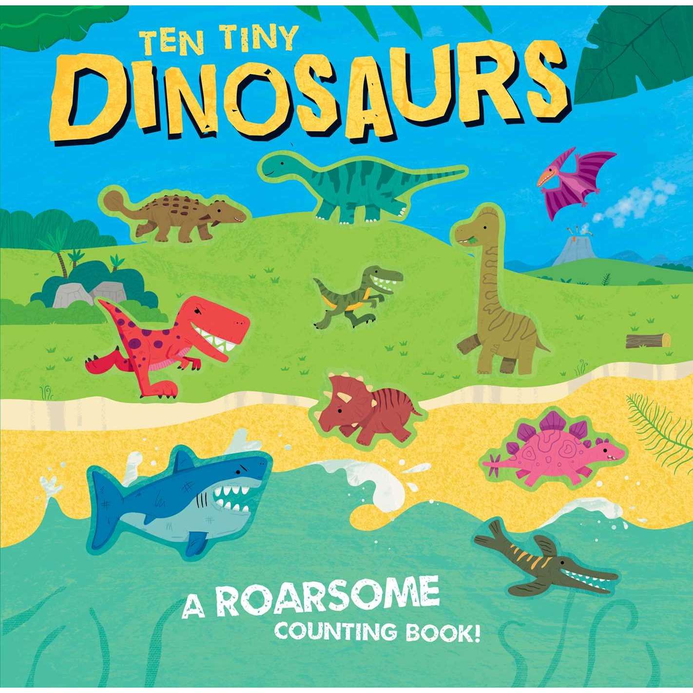 Paradise Clay PGN347 Ten Tiny Dinosaurs - Book