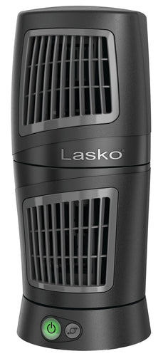 Lasko 4911 Twist-Top Desktop Tower Fan with 3 Speeds