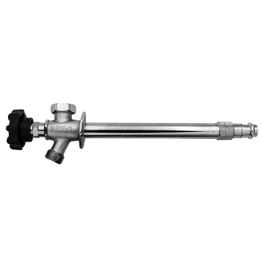 Legend Valves 108-243 1/2" x 8" Forged Brass LegendPress Multi-Turn Frostfree Sillcock with Softouch Handle & Integrated Anti-Siphon Vacuum Breaker