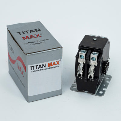 Packard TMX240B2 Titan Max Dp Contactor, 2 Pole, 40 Amp, 120 Volt Coil