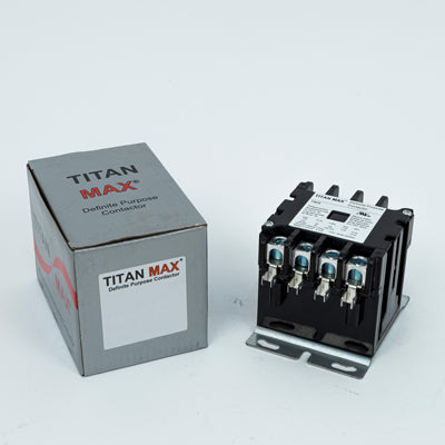 Packard TMX440C2 Titan Max Dp Contactor, 4 Pole, 40 Amp, 208-240 Volt Coil