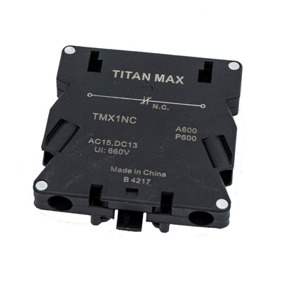 Packard TMX1NC Auxiliary Switch For Titan Max Contactor 1Nc