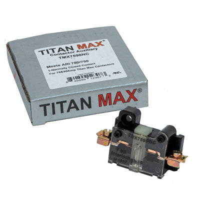 Packard TMX7590NC Auxiliary Switch For Titan Max 75/90 Amp Contactor 1Nc