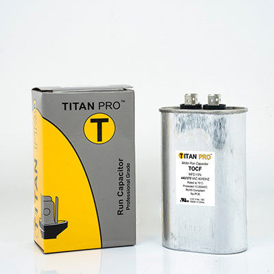 Packard TOCF40 Titan Pro Run Capacitor 40 Mfd 440/370 Volt Oval